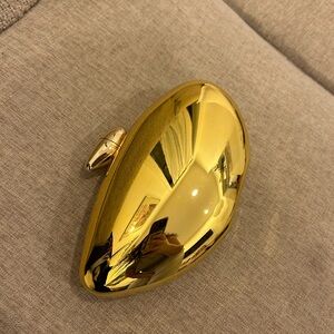 Gold Metallic Clutch